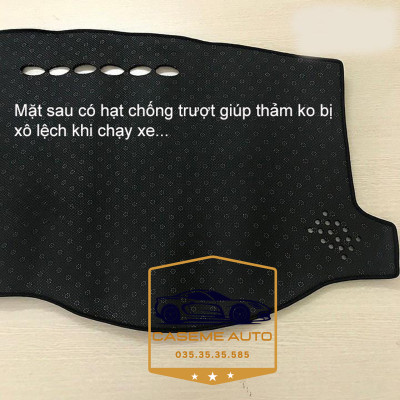 [MAZDA CX-5] Thảm Taplo 3 Lớp Dành Cho Xe MAZDA CX-5 Có HUD, Nhung Lông Cừu Và Da Vân Carbon Cao Cấp - Hàng Chính Hãng