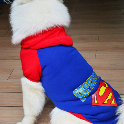 Áo siêu nhân hoodie cho chó mèo (màu ngẫu nhiên) - Genyo Closthes 002