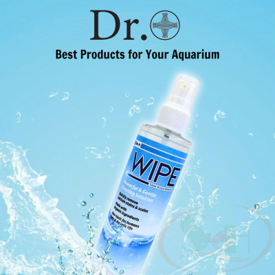 Tẩy cặn canxi Dr+ Wipe Tank Scale Remover vết ố kính bể cá tép thủy sinh