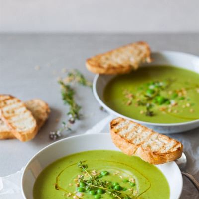 Bột đậu Hà lan xanh đã rang Canada 250g