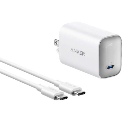 Combo cốc sạc Anker Nano 1C 100W + Cáp USB Type-C to Type-C B2679 - Hàng chính hãng