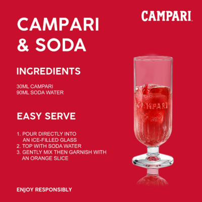Rượu Campari Malino Bitter 25% 1x0.75L