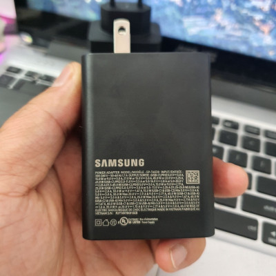 Bộ dây và củ sạc siêu nhanh samsung 65w type C, sạc 3 thiết bị cùng lúc, dùng cho Samsung S22, S22 Plus, S22 Ultra, S21/plus/ultra, Note 20/ultra, S20, Note 10/plus, S10/10plus, Note 9, S9/plus, Note 8, S8/plus - Hàng chính hãng