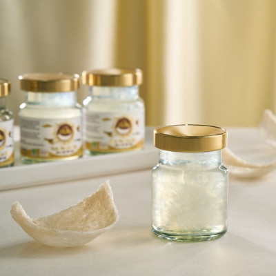 Nước Yến Cao Cấp Yến Sào Hoàng Kim - Hương Vị Lá Dứa Thanh Mát, Giải Nhiệt & Bồi Bổ - Chuẩn OCOP 4 Sao (Hộp 1 Hũ x 70ml)