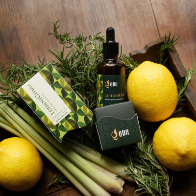 Tinh Dầu Thiên Nhiên QUE Hương Sả Chanh