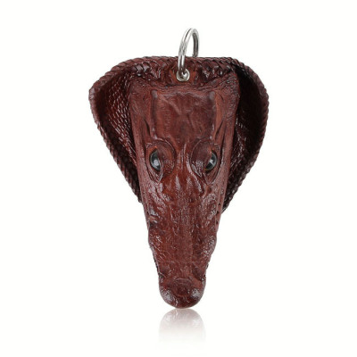 HT8285-86-87-88 - Móc khóa đầu cá sấu Huy Hoàng cỡ lớn màu đen, nâu đất, nâu đỏ, vàng bò