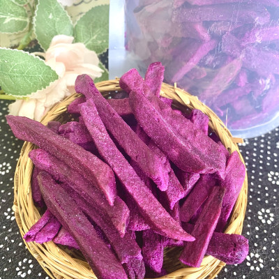 Khoai Lang Tím Que Sấy Giòn Không Đường VietTin Mart 500g