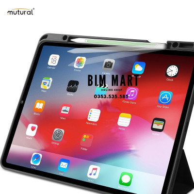 Bao da dành cho iPad 10.9 2022 (Gen 10) chính hãng Mutural chống sốc kèm khay bút - Hàng nhập khẩu
