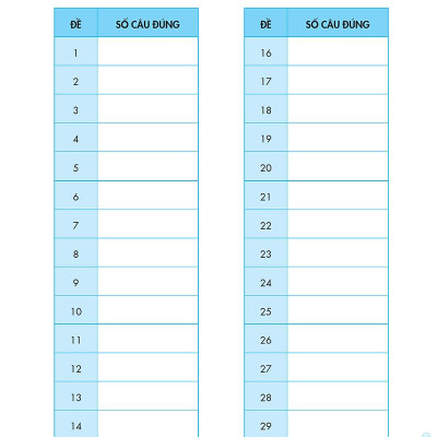 Chinh Phục Đề Thi Vào Lớp 6 Trường THCS Chất Lượng Cao Môn Tiếng Anh