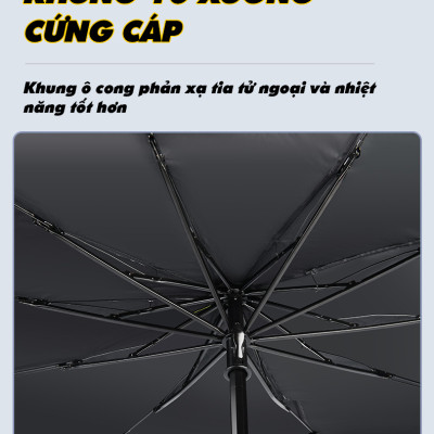Tấm chắn che nắng Ô TÔ Xe Hơi - Phụ kiện chắn tia UV bảo vệ xe - Dù che nắng - Tấm hắt nắng chụp hình- Hàng chính hãng