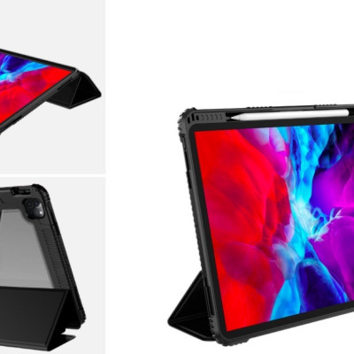 Bao da siêu chống sốc cho iPad Pro 12.9 2020 hiệu Nillkin có ngăn đựng bút - Hàng chính hãng