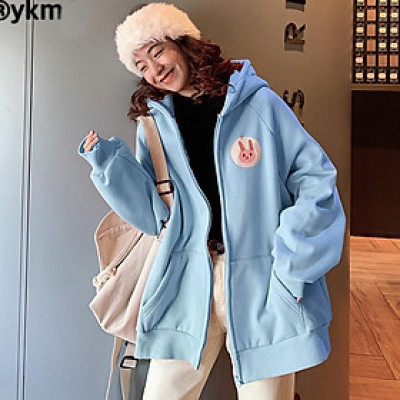 Áo khoác nỉ Thêu Thỏ Con hàng rất đẹp mẫu mới-A545