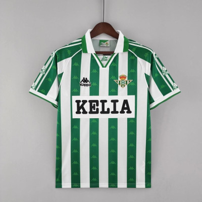 Áo Bóng Đá Real Betis 1996 - Sân Nhà bản cao cấp vải Cotton Polyester