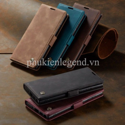 Bao da dạng ví dành cho Samsung Galaxy Note 20 Ultra hiệu caseme chống sốc chống va đập bụi bẩn, có ngăn đựng tiền, đựng thẻ tiện dụng - Hàng chính hãng