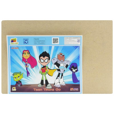 Bộ Xếp Hình Khổ A4 Puzzle Minh Châu 35-029 - Teen Titans Go (35 Mảnh Ghép)