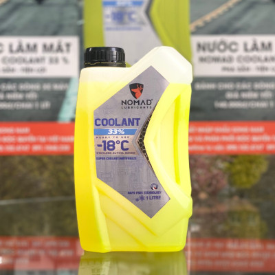 Nước Mát Xe Máy, Ô tô NOMAD 1L Màu Xanh Dạ Quang Nhập Khẩu Chính Hãng - Nước Làm Mát Động Cơ Loại Tốt