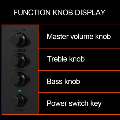 Bộ loa Bluetooth có dây USB SADA D-202 siêu trầm cho máy tính xách tay