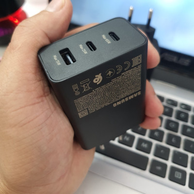 Bộ dây và củ sạc siêu nhanh samsung 65w type C, sạc 3 thiết bị cùng lúc, dùng cho Samsung S22, S22 Plus, S22 Ultra, S21/plus/ultra, Note 20/ultra, S20, Note 10/plus, S10/10plus, Note 9, S9/plus, Note 8, S8/plus - Hàng chính hãng