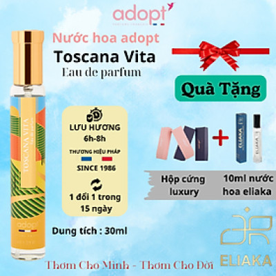 Nước hoa nữ chính hãng Adopt Toscanavita Hương Ngọt Ngào Thanh Lịch Dung Tích 30ml