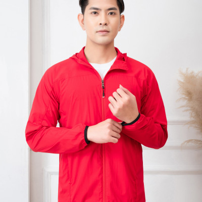 Áo khoác nam 1 lớp Aligro màu đỏ AK1G.4