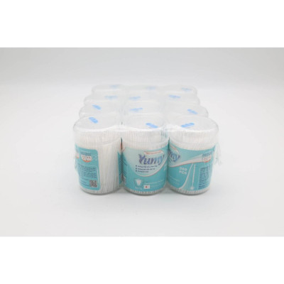 [Lố 12 hộp] Tăm nhựa hộp phẳng YUMY size S [TN11-121] hộp 300 chiếc