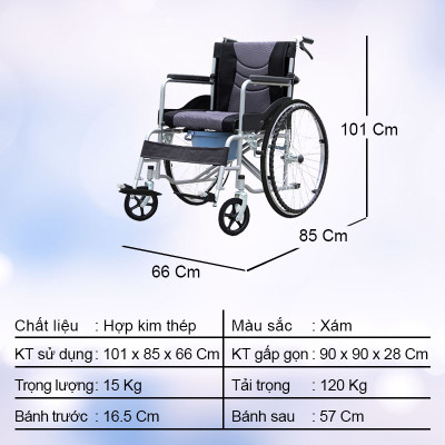 Xe lăn tay cơ bản cho người già, Nhiều mẫu lựa chọn - Hàng chính hãng NIKITA 2024