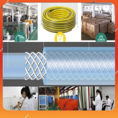 ️Evoucher Bộ dây vòi xịt nước rửa xe, tưới cây , tăng áp 3 lần, loại 7m, 10m 206701-3 đầu đồng,cút,+  túi đựng bút