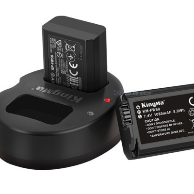 1 pin 1 sạc Kingma cho Sony NP-FW50, Hàng chính hãng