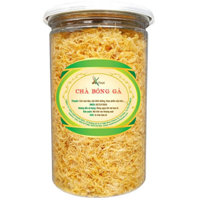 CHÀ BÔNG GÀ CHẤT LƯỢNG THƯƠNG HIỆU SK FOOD - HŨ 250G
