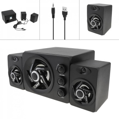 Bộ loa gia đình 3 trong 1 SADA D-211 loa siêu trầm loa có dây 3,5 mm hỗ trợ USB