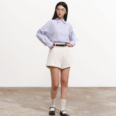 DOTTIE - Quần short dáng A - Trắng - Q0385