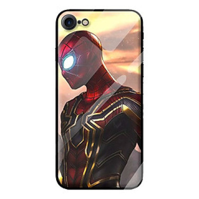 Ốp lưng kính cường lực cho iPhone 7 siêu nhân 201 - Hàng chính hãng