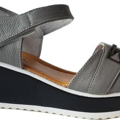 Giày Sandal Nữ Đế Xuồng BIGGBEN Da Bò Thật SDX04