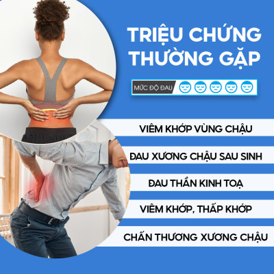 Đai bảo vệ xương chậu loại cứng Phiten supporter pelvis firm hard type AP177003/AP177004/AP177005