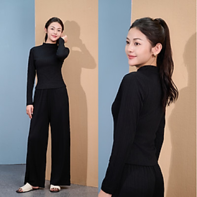 LAROMA Bộ Quần Áo Thu Đông Cổ Cao Cho Nữ | Basic - Trẻ Trung - Giữ Ấm - Vải Thơm - Kháng Khuẩn - Mềm Mại - Co Dãn