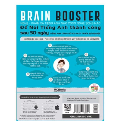 Sách - Brain Booster Nghe Phản Xạ Tiếng Anh Nhờ Công Nghệ Sóng Não - Tiếng Anh Phát Triển Sự Nghiệp - MCBooks