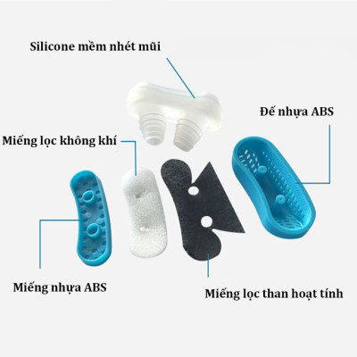 Dụng cụ kẹp mũi chống ngáy khi ngủ