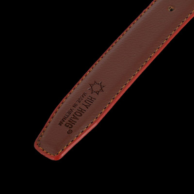 Dây thắt lưng nữ Huy Hoàng 3P may viền màu bò,HC5001