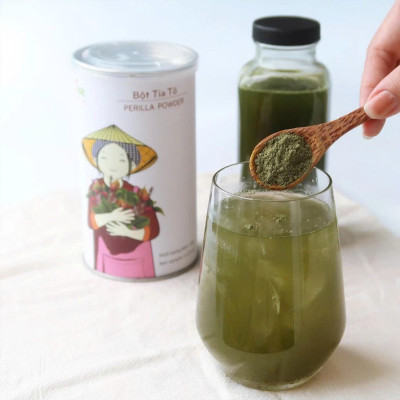 Bột Tía Tô Hữu Cơ Nguyên Chất Sấy Lạnh Dalahouse - Hỗ Trợ Tiêu Hóa, Dạ Dày, Hỗ Trợ Bệnh Gout, Làm Sáng Da Cải Thiện Sắc Tố, Mờ Nám, Hỗ Trợ Giảm Cân, Kích Thích Ra Mồ Hôi, Hạ Sốt, Ngừa Cảm Mạo, Thải Độc