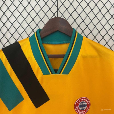 Áo Bóng Đá Retro Bayern Munich 1993 - Sân Khách bản cao cấp vải Cotton Polyester