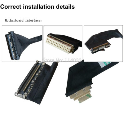 【 Ready stock 】Good Computer Cables For DELL Inspiron 13 7368 LCD LVDs Cable 0VFF2J VFF2J CN-0VFF2J 450.07S05.0021 Screen Video Flex Testing