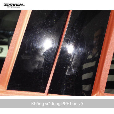 Mercedes Benz GLC200/250/300  2022 PPF TPU Trụ bóng chống xước tự hồi phục STARFILM