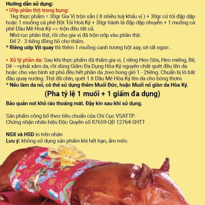 BỘT QUAY HEO Trộn Sẵn 100gr