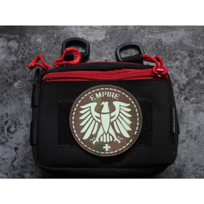 Patch_velcro đại bàng Đức dạ quang_phản quang chiến thuật