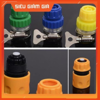 Bộ dây vòi xịt nước rửa xe, tưới cây . tăng áp 3 lần, loại 20m 206701-3 đầu đồng,cút,nối vàng+ tặng mở chai