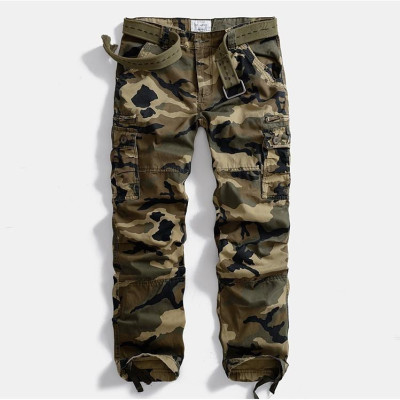 Quần dài kaki túi hộp phong cách Retro_dã ngoại