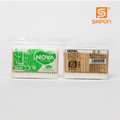 [Lố 6 túi ] Tăm bông vệ sinh người lớn NOVA thân trúc [TB01-515] trúc 200 que