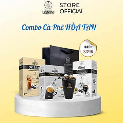 [GIẢM 45K] Combo Cà Phê Hòa Tan 399K - Trung Nguyên E-Coffee