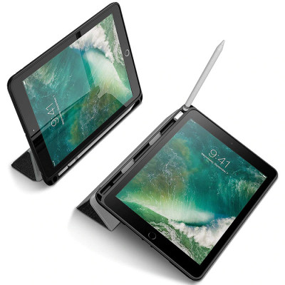 Bao da dành cho iPad 10.2 2019 chính hãng Mutural kèm khay đựng bút