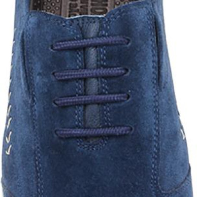 Giày Nam Thể Thao Đế Xu Cột Dây Huy Hoàng HT7750 - Xanh Dương